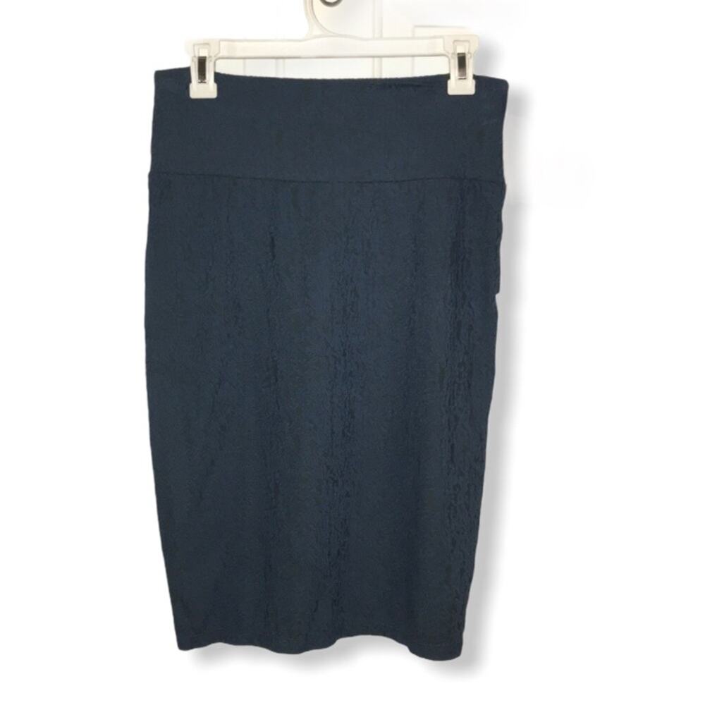 Lularoe Cassie simply comfortable blue skirt S